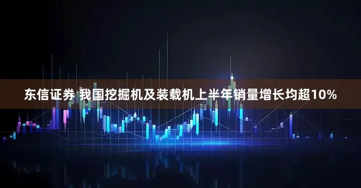 东信证券 我国挖掘机及装载机上半年销量增长均超10%