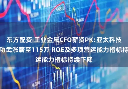东方配资 工业金属CFO薪资PK:亚太科技CFO罗功武涨薪至115万 ROE及多项营运能力指标持续下降